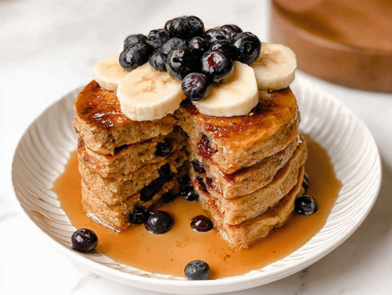 Protein Oatmeal Blender Pancakes