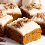 Pumpkin Bars Brown Sugar Frosting