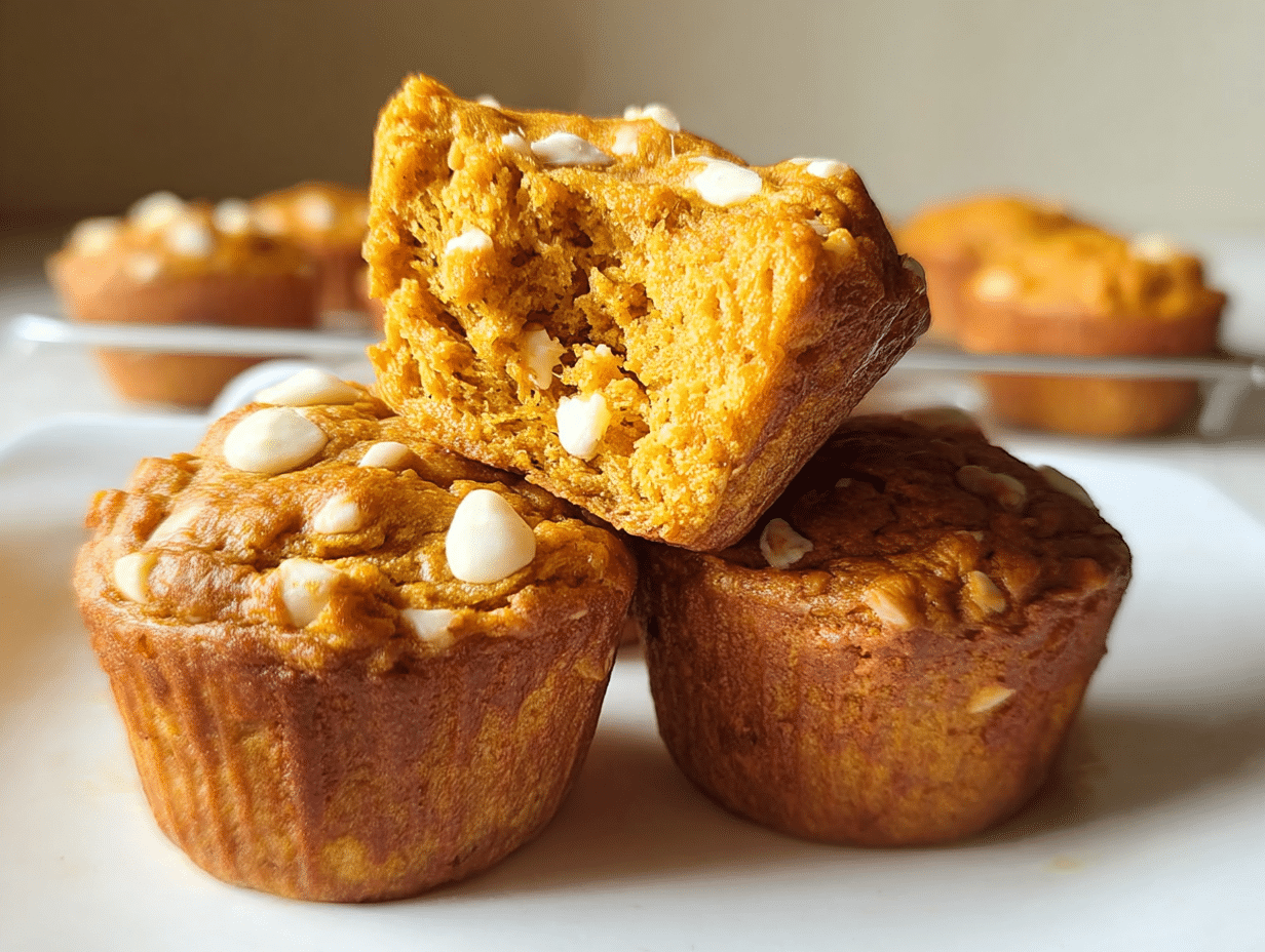 Pumpkin Cottage Cheese Muffins