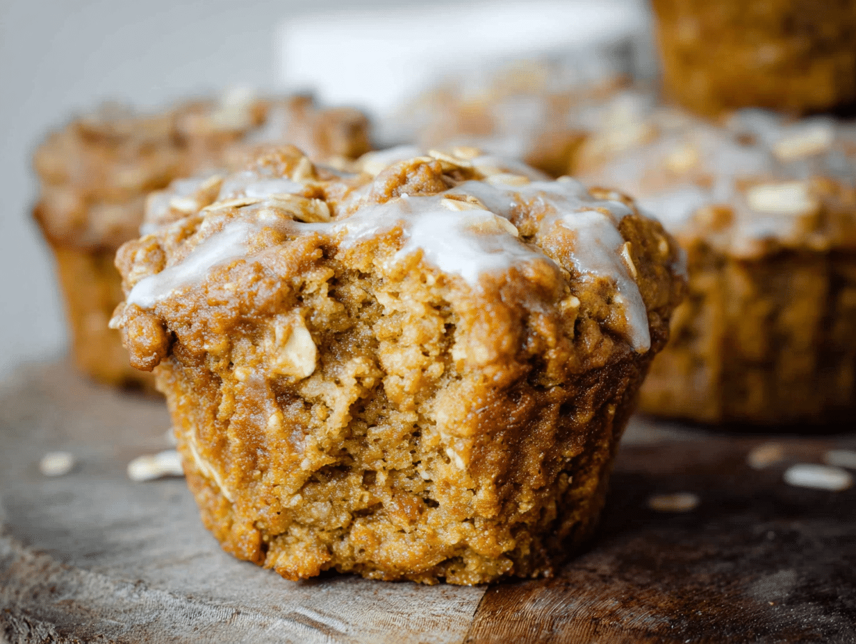 Pumpkin Oatmeal Muffins