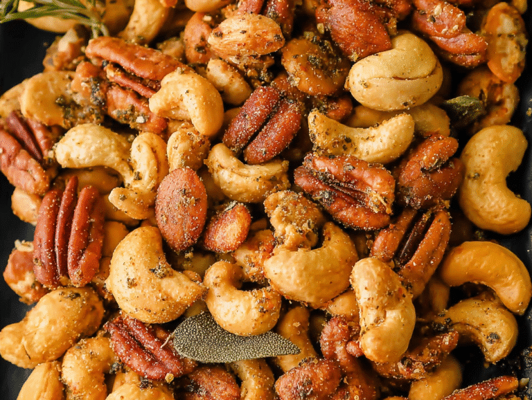 Savory Spiced Roasted Nuts
