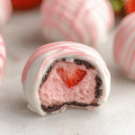 Strawberry Cheesecake Oreo Truffles (gluten-free + dairy-free)