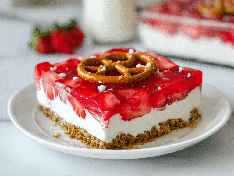 Strawberry Pretzel Salad