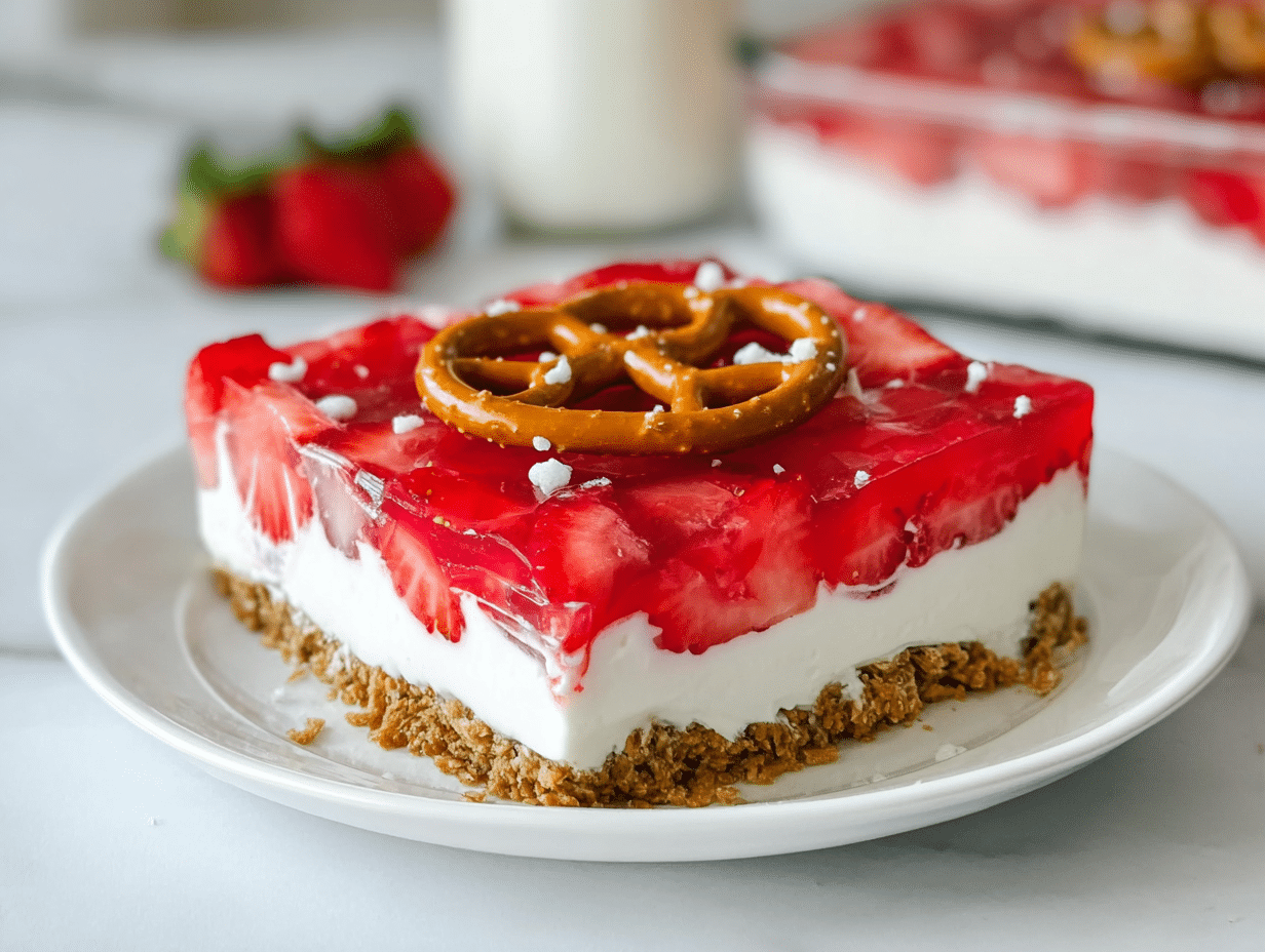 Strawberry Pretzel Salad
