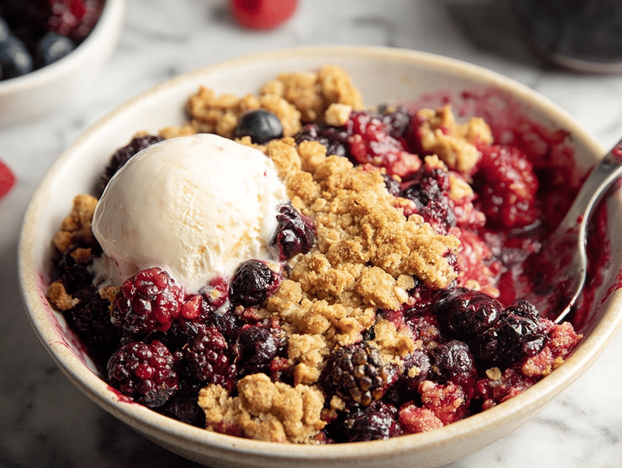 Triple Berry Crisp