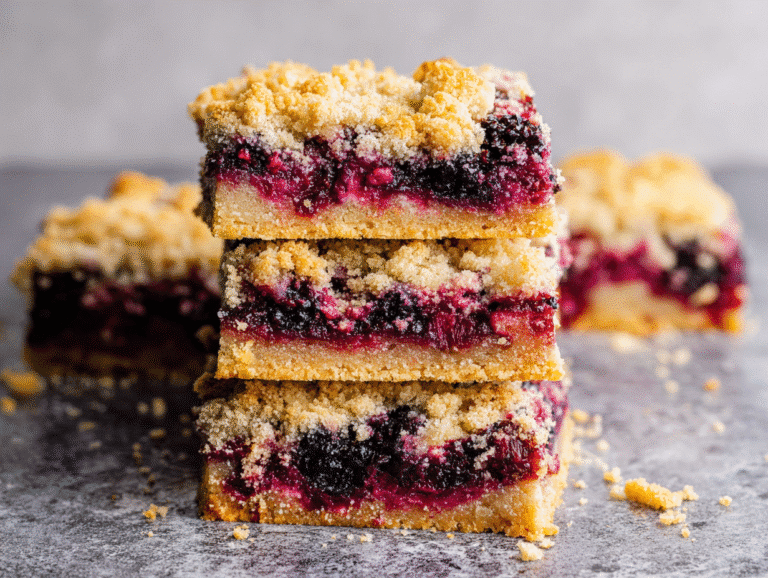 Vegan Berry Crumble Bars