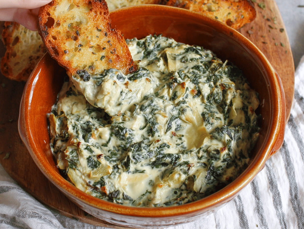 Vegan Spinach Artichoke Dip