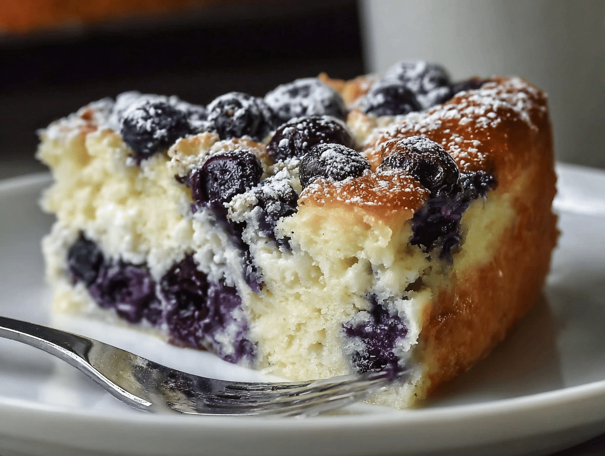 Blueberry Cottage Cheese Breakfast Bake