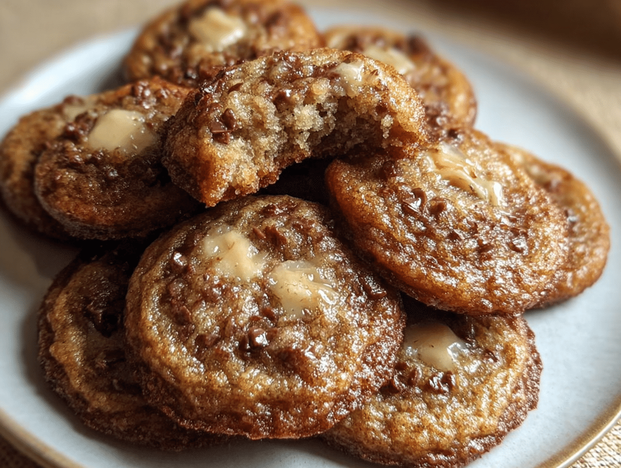 Chewy Banana Bread Cookies