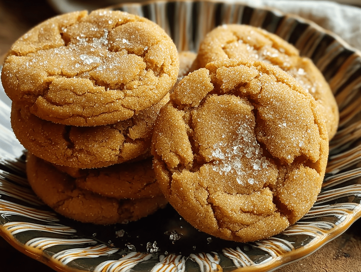 Chewy Brown Sugar Cookies (Gluten-Free, Vegan)