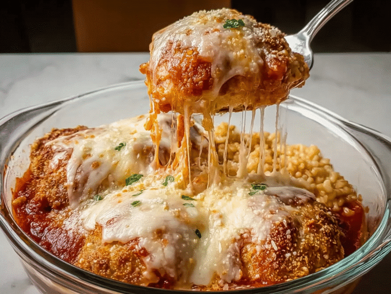 Cottage Cheese Chicken Parmesan Bowl