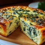 Cottage Cheese and Spinach Crustless Quiche