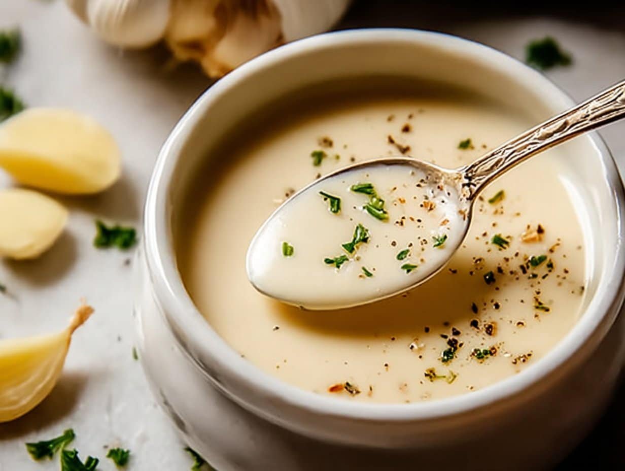 Creamy Vegan Garlic Sauce