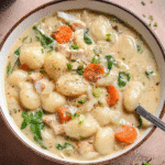 Creamy Vegan Gnocchi Soup (Olive Garden Copycat!)