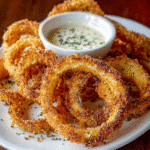 Crispy Parmesan Onion Ring Chips