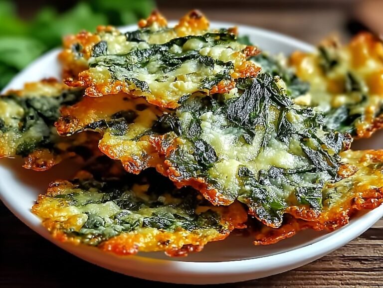 Crispy Spinach and Feta Crisps for Guilt-Free Snacking