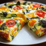 Crustless Garden Vegetable Quiche Recipe
