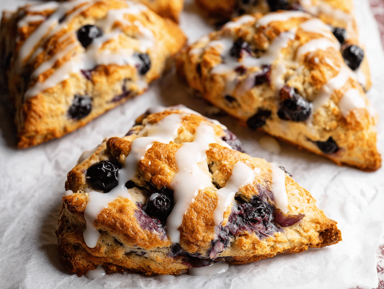 Easy Gluten-Free Blueberry Scones