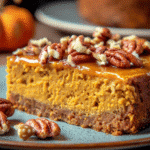 Flourless Maple Pecan Pumpkin Yogurt Cake