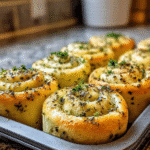 Fluffy Chickpea Flour Herb Rolls