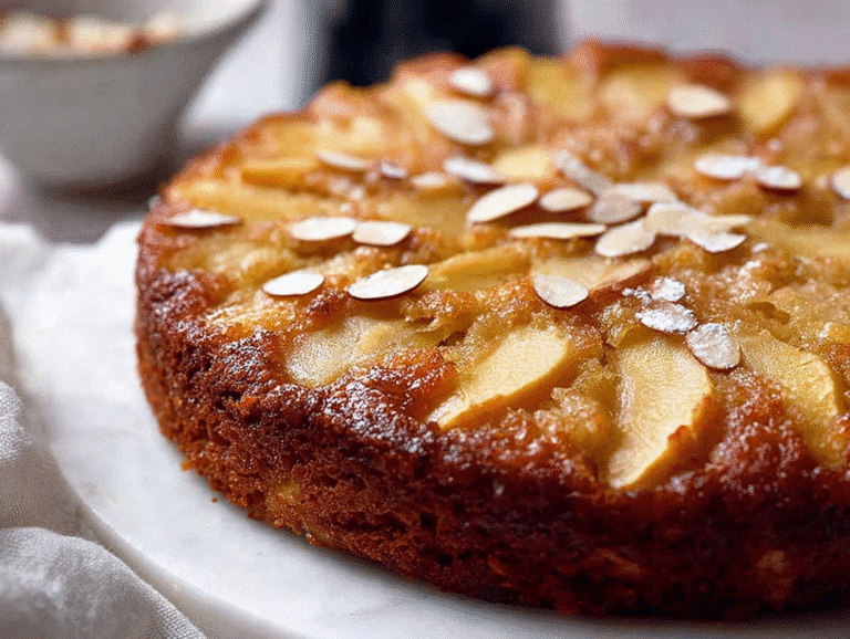 Gluten-Free Almond Flour Apple Cake