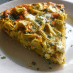 Gluten-Free Artichoke Leek Frittata