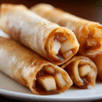 Gluten-Free Baked Apple Pie Rice Paper Rolls