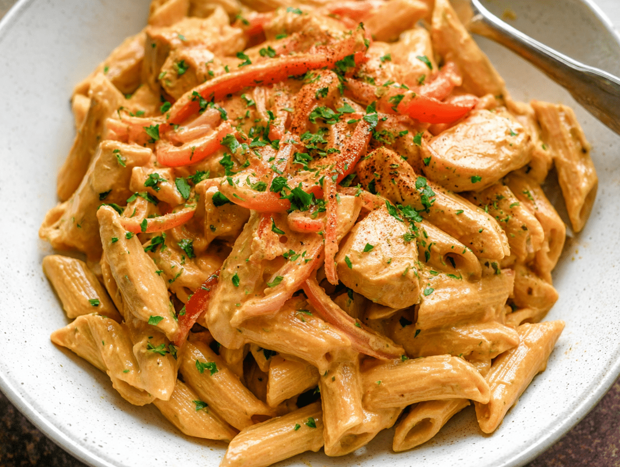 Gluten-Free Cashew Cream Cajun Chicken Pasta
