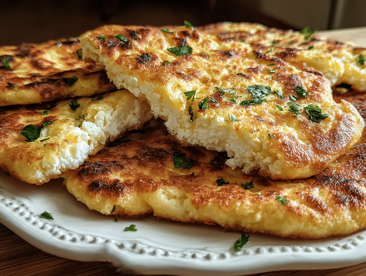 Gluten-Free Cottage Cheese Flatbread
