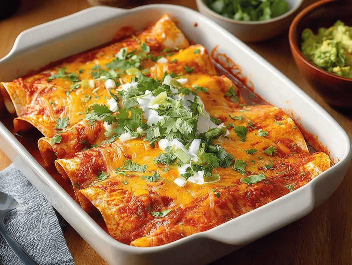 Gluten-Free & Dairy-Free Chicken Enchiladas