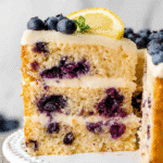 Gluten-Free Healthy Lemon Blueberry Cake