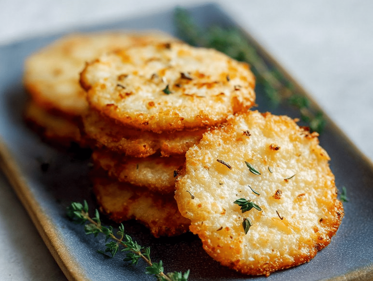 Gluten-Free Homemade Oven Baked Cottage Cheese Crackers