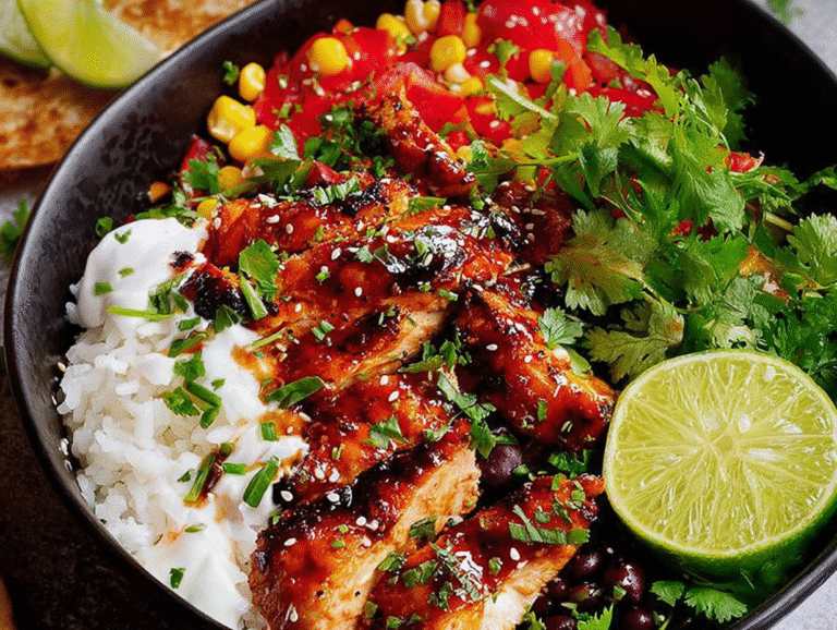 Gluten-Free Honey Lime Chicken Bowls