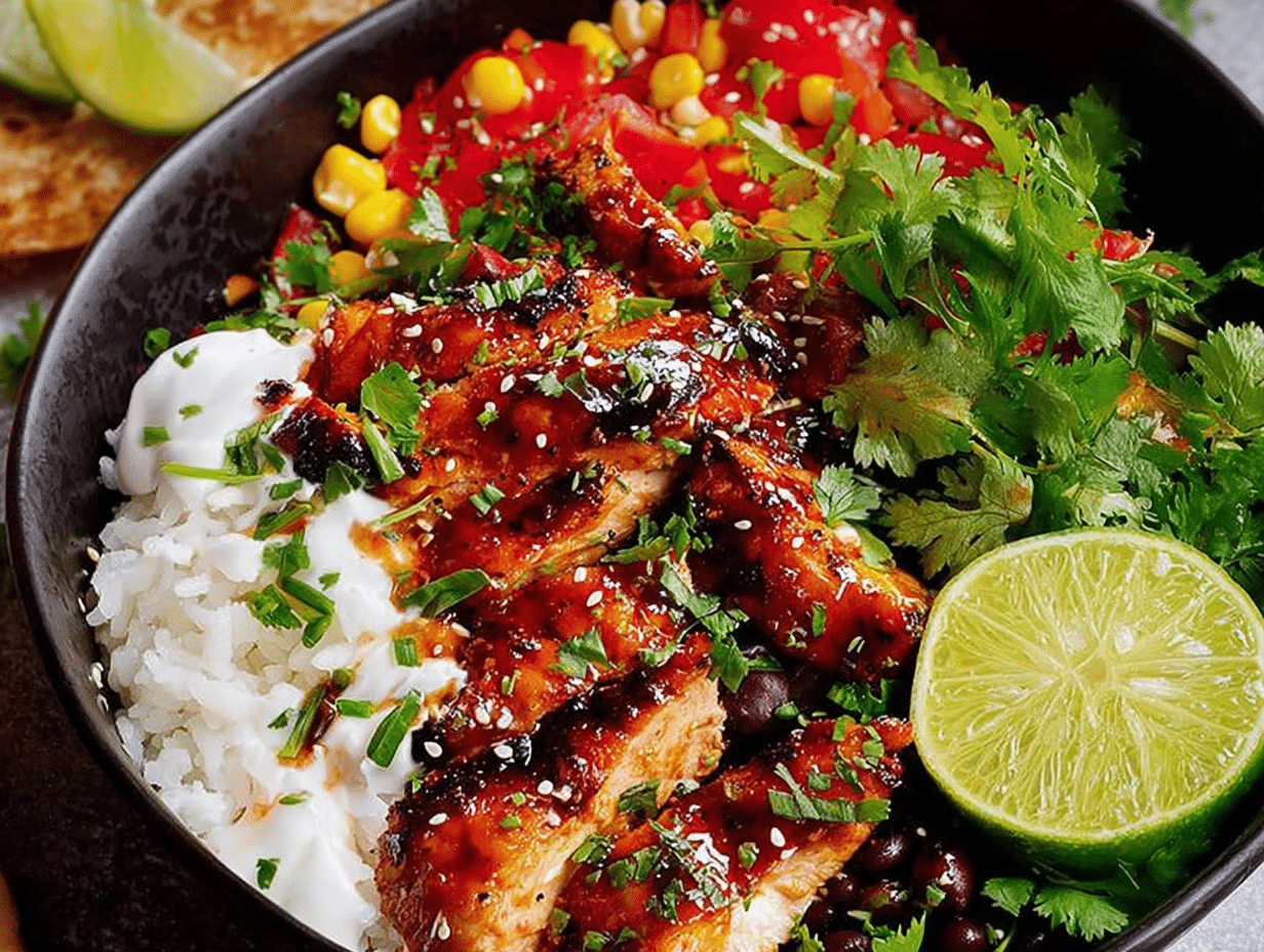 Gluten-Free Honey Lime Chicken Bowls