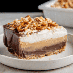 Gluten-Free No-Bake Peanut Butter Chocolate Pretzel Pie