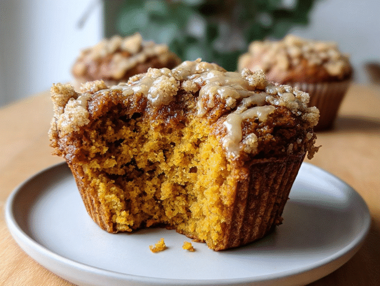 Gluten Free Paleo Pumpkin Protein Muffins