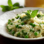 Gluten-Free Pea and Mint Risotto