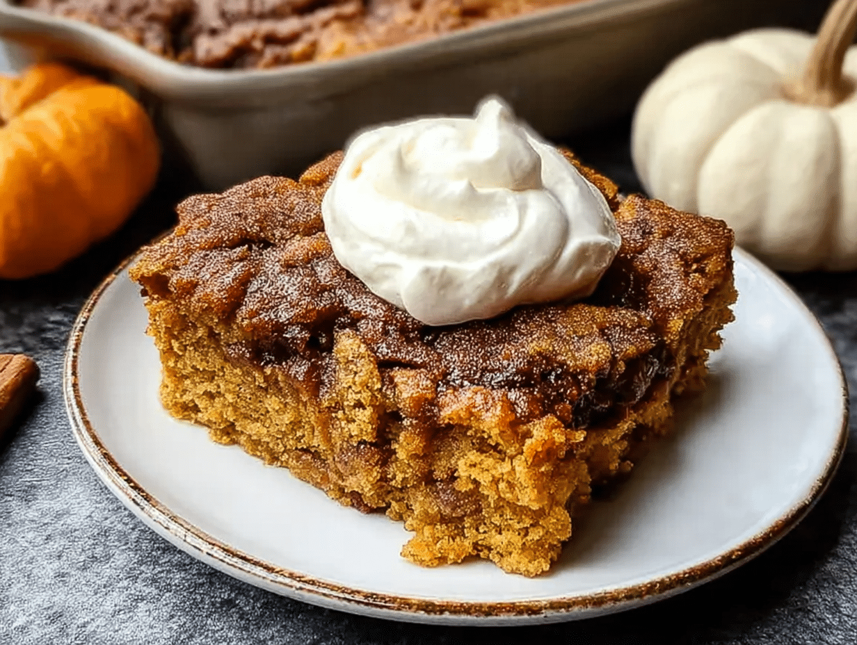Gluten Free Pumpkin Dump Cake