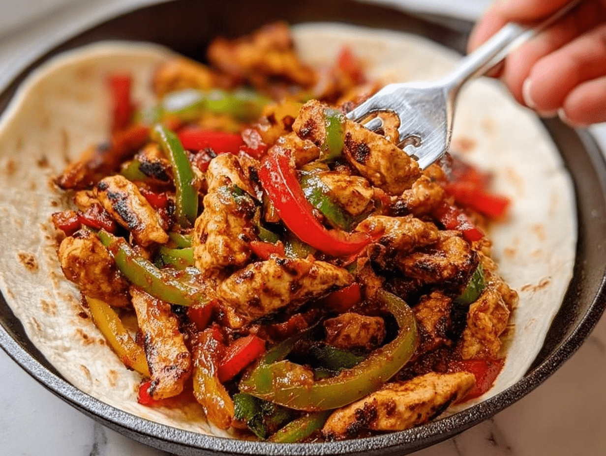 Gluten-Free Quick Chicken Thigh Fajitas