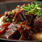 Gluten-Free Slow Cooker Beef Manhattan