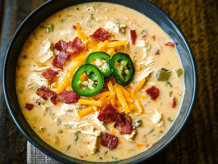 Gluten-Free Spicy Jalapeno Popper Chicken Soup