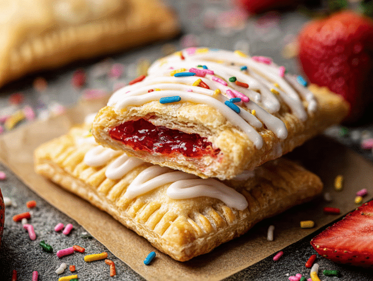 Gluten-Free Strawberry Rhubarb Pop Tarts