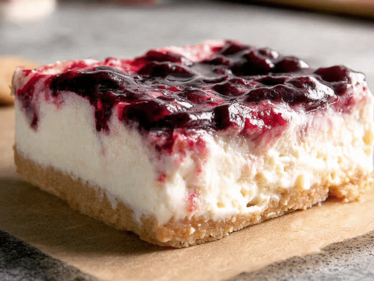 Gluten-Free Sugar-Free Cheesecake Bars