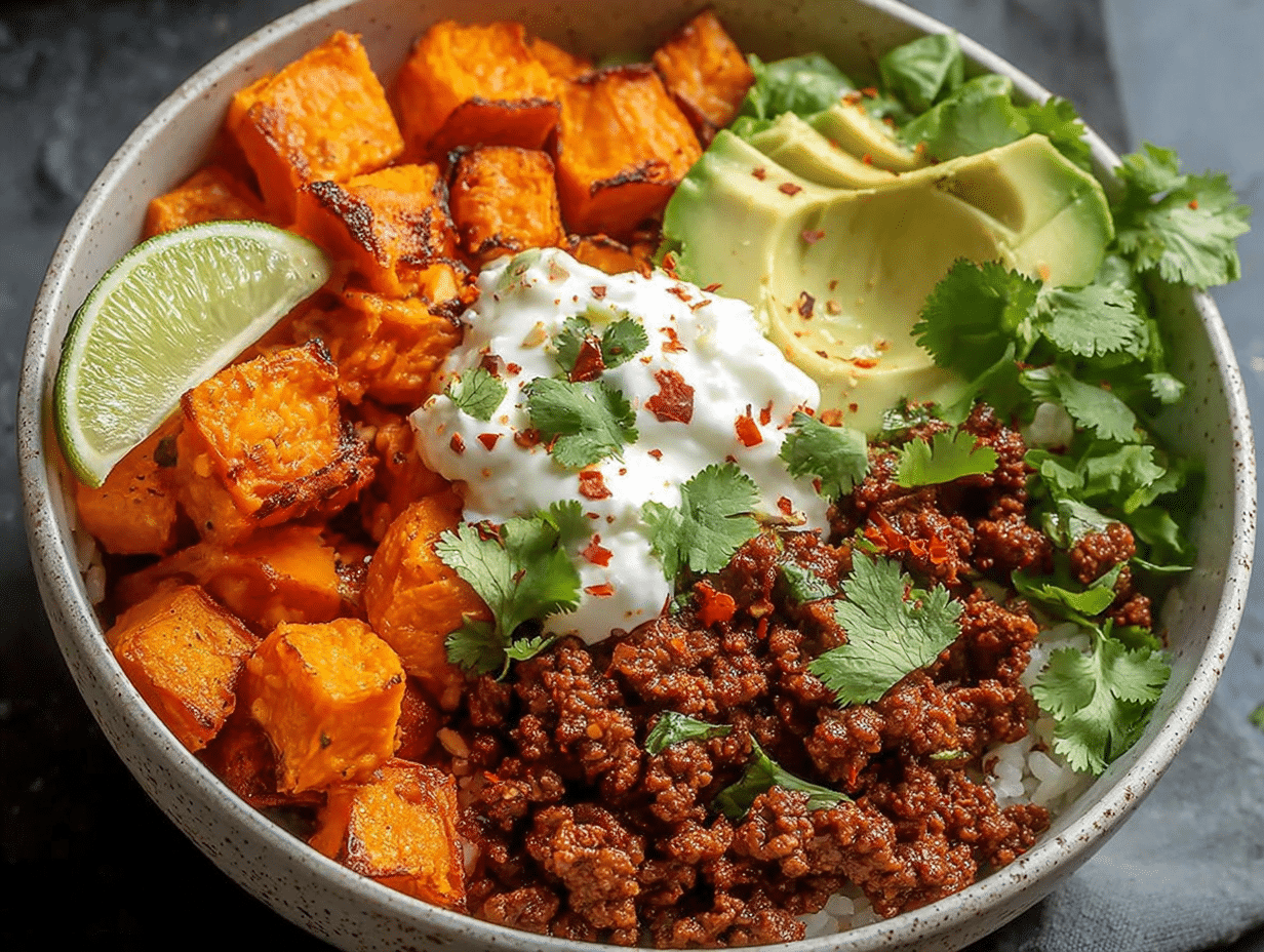 Gluten-Free Sweet Potato Taco Bowl