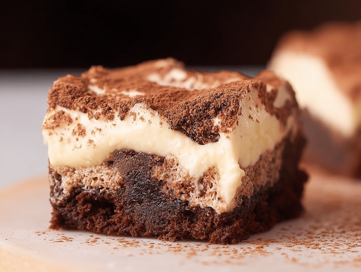 Gluten-Free Tiramisu Brownies