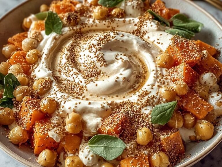 Gluten-free Anti-Inflammatory Glow Bowl with Tahini Yogurt