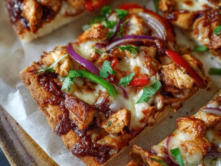 Gluten-free BBQ Chicken Flatbread