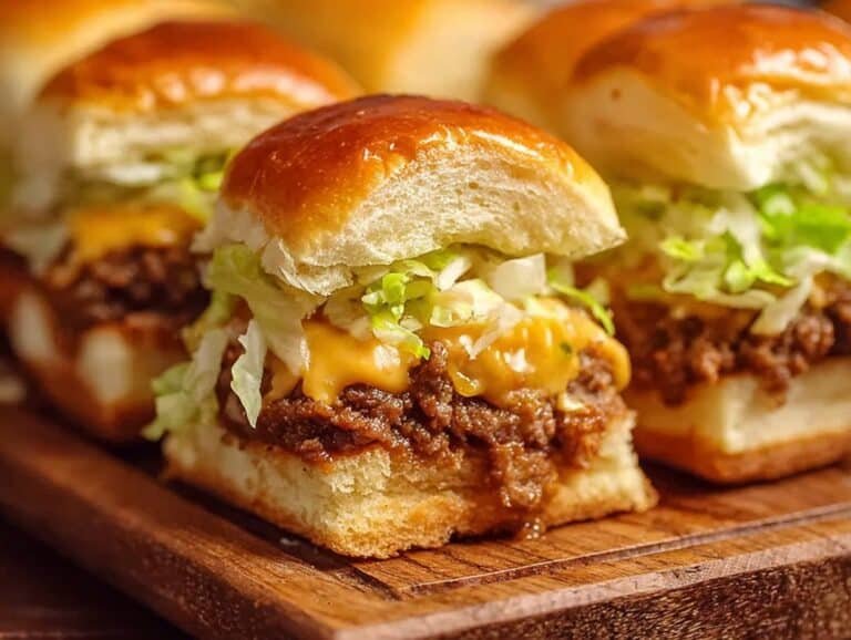 Gluten-free Big Mac Sliders