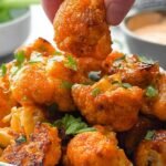 Gluten-free Buffalo Cauliflower Bites