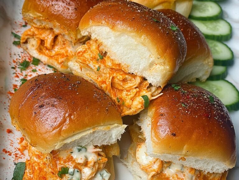 Gluten-free Buffalo Chicken Sliders